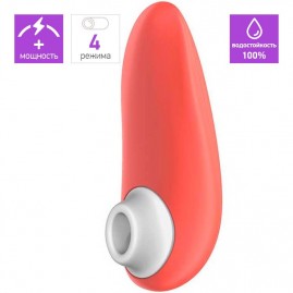 Бесконтактный клиторальный стимулятор WOMANIZER STARLET 2 коралловый + Подарок