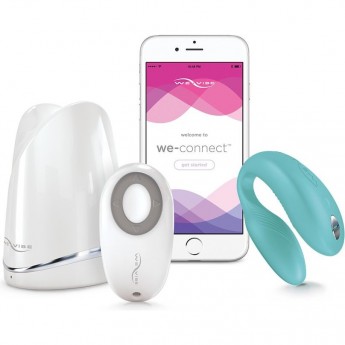 Вибратор для пар WOMANIZER We-Vibe Sync мятный + Подарок